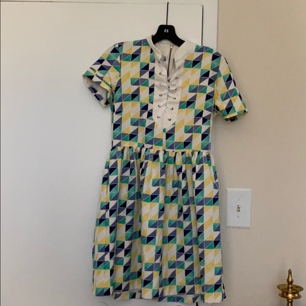Multi colored skater dress